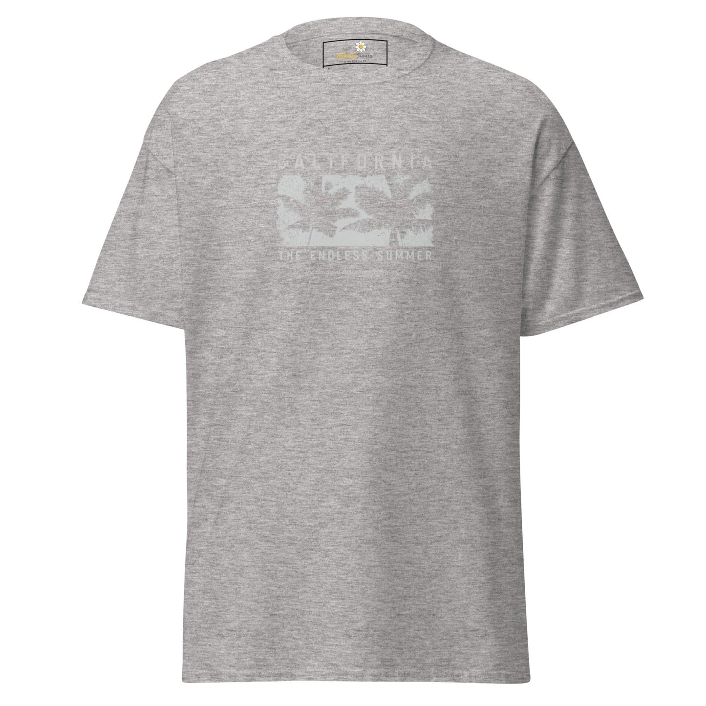 Unisex classic t-shirt - SUMMER CALIFORNIA TREES - REGULAR - Sport Grey / S