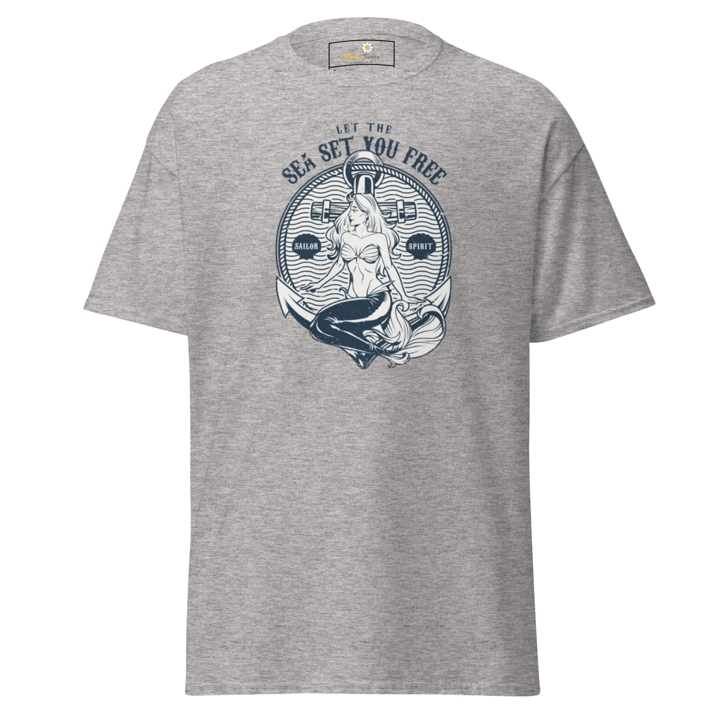 Unisex classic t-shirt - MYSTIC MERMAID SEA SET YOU FREE - REGULAR - Sport Grey / S