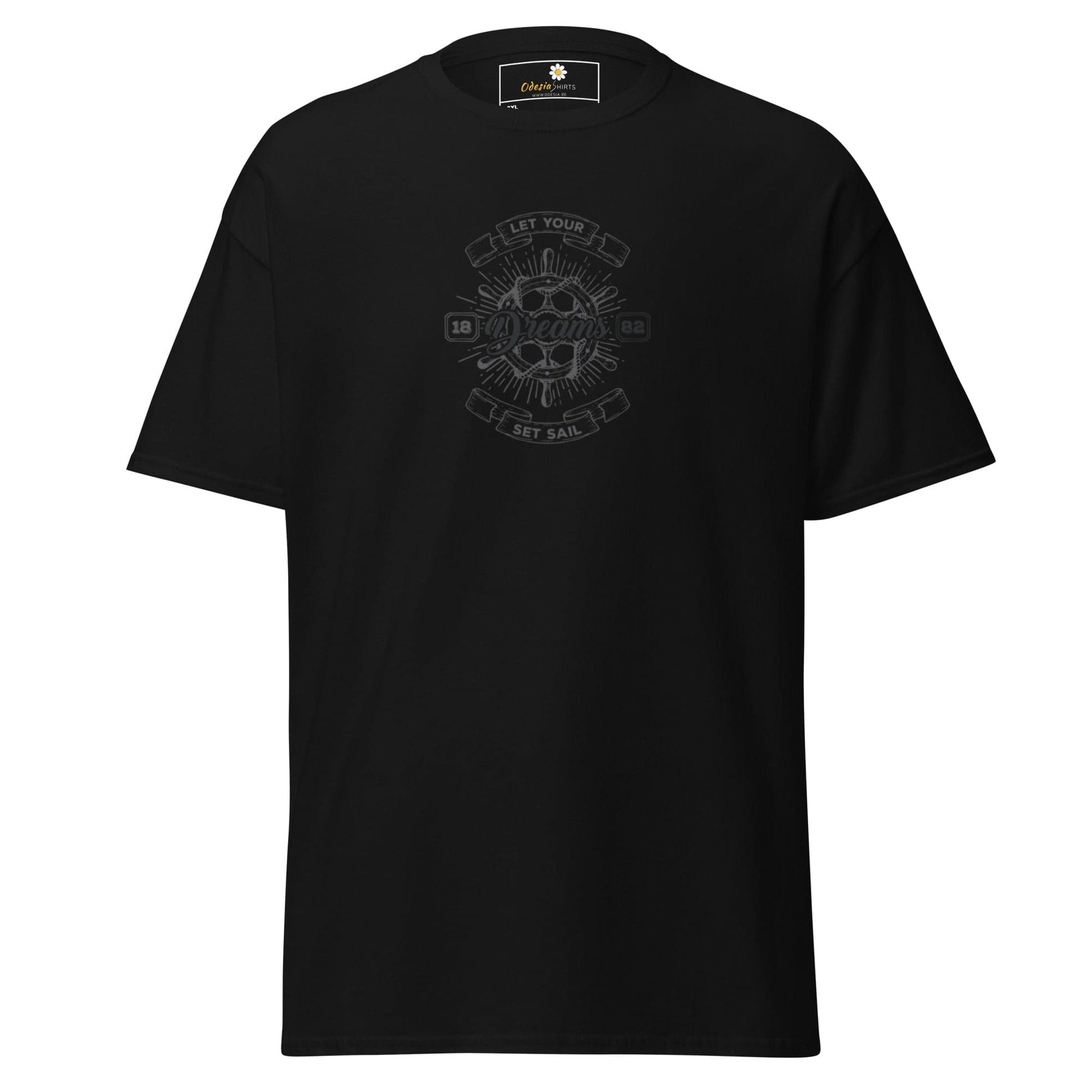 Black T-shirt from T-SHIRT DESIGN TEE for Men and Women in 2XL-5XL sizes