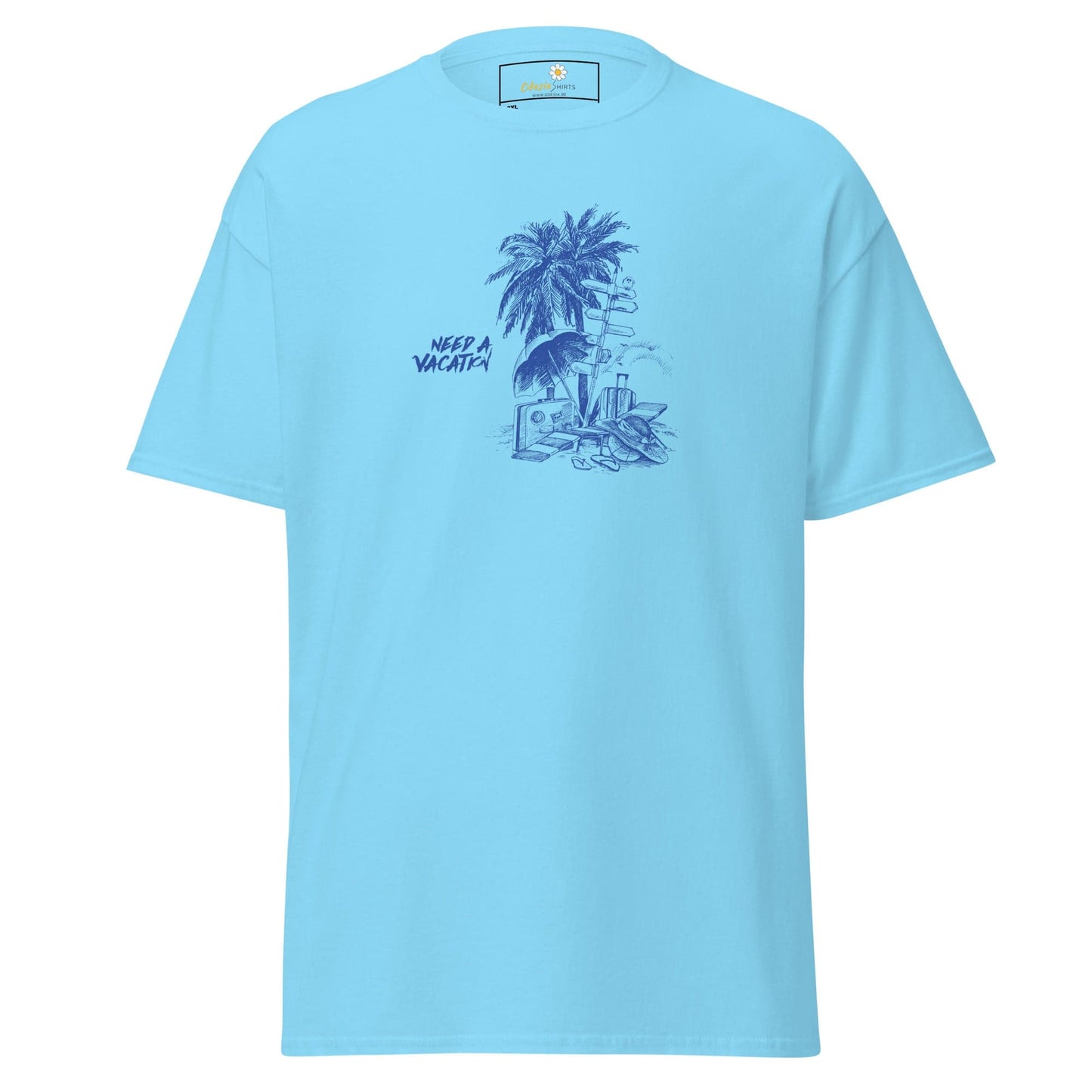 T-shirt Design Tee • Men / Women • [2xl-5xl] - Sky / 2xl